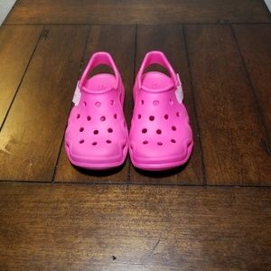 Pink Crocs